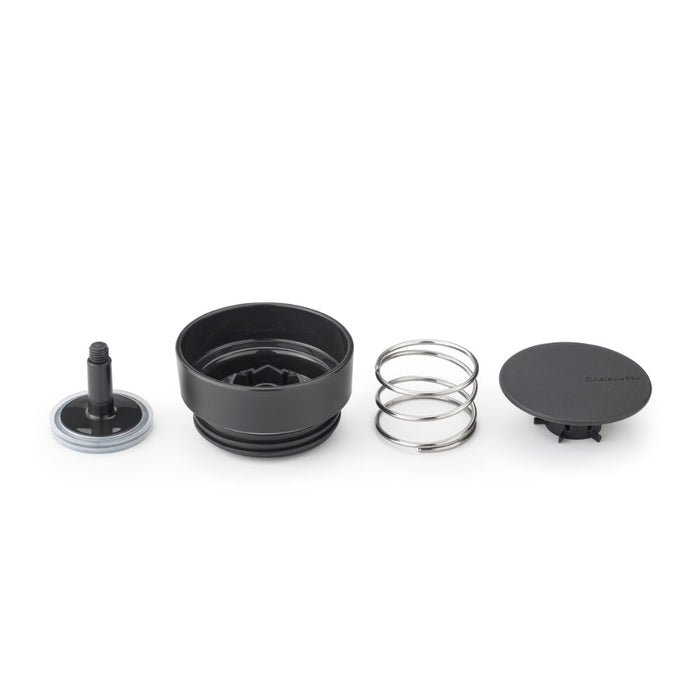 Brabantia Make & Take Travel Tea Cup, 360ml - Dark Grey - Gourmet Gear