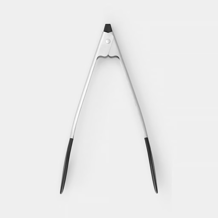 Brabantia Profile Kitchen Tongs in Matt Steel - Gourmet Gear