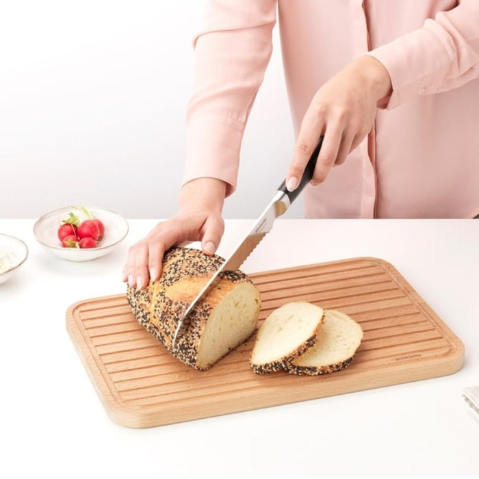 Brabantia Profile Wooden Chopping Board for Bread - Gourmet Gear