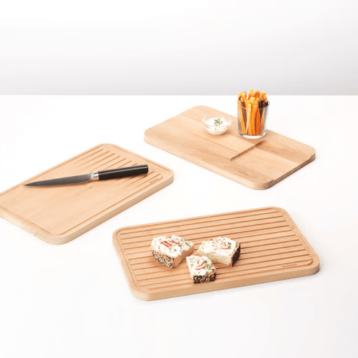 Brabantia Profile Wooden Chopping Board Set of 3 - Gourmet Gear