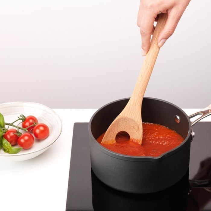 Brabantia Profile Wooden Corner Spoon - Beech Wood - Gourmet Gear