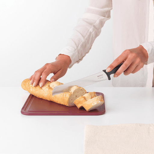Brabantia Tasty+ Bread Knife - Dark Grey - Gourmet Gear