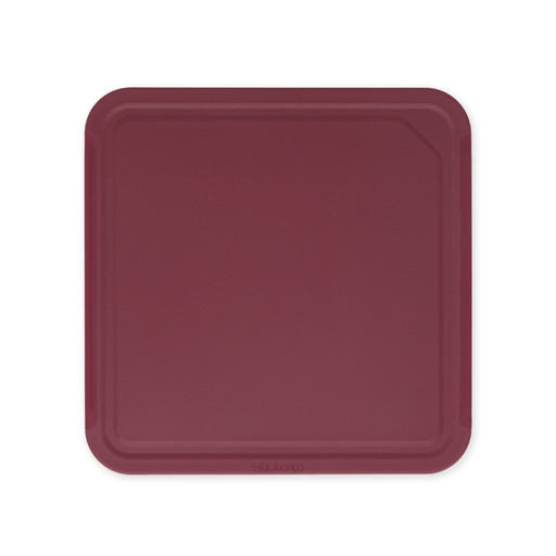 Brabantia Tasty+ Chopping Board, Medium - Aubergine Red - Gourmet Gear