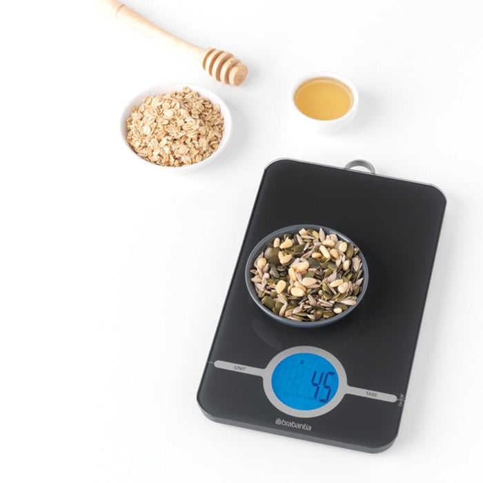 Brabantia Tasty+ Digital Kitchen Scale - Dark Grey - Gourmet Gear