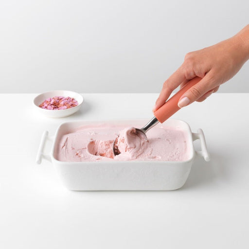 Brabantia Tasty+ Ice Cream Scoop - Terracotta Pink - Gourmet Gear