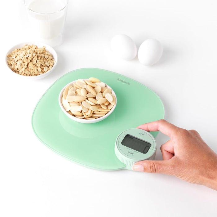 Brabantia Tasty+ Kitchen Scale plus - Jade Green - Gourmet Gear
