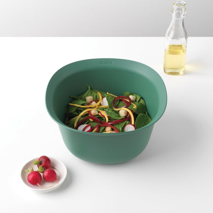 Brabantia Tasty+ Mixing Bowl, 3.2 litre - Fir Green - Gourmet Gear