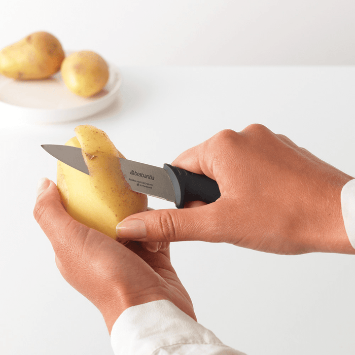 Brabantia Tasty+ Paring Knife - Dark Grey - Gourmet Gear
