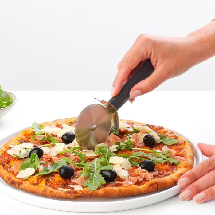 Brabantia Tasty+ Pizza / Pastry Cutter - Dark Grey - Gourmet Gear
