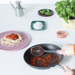 Brabantia Tasty+ Serving Spoon plus Scraper - Grape Red - Gourmet Gear
