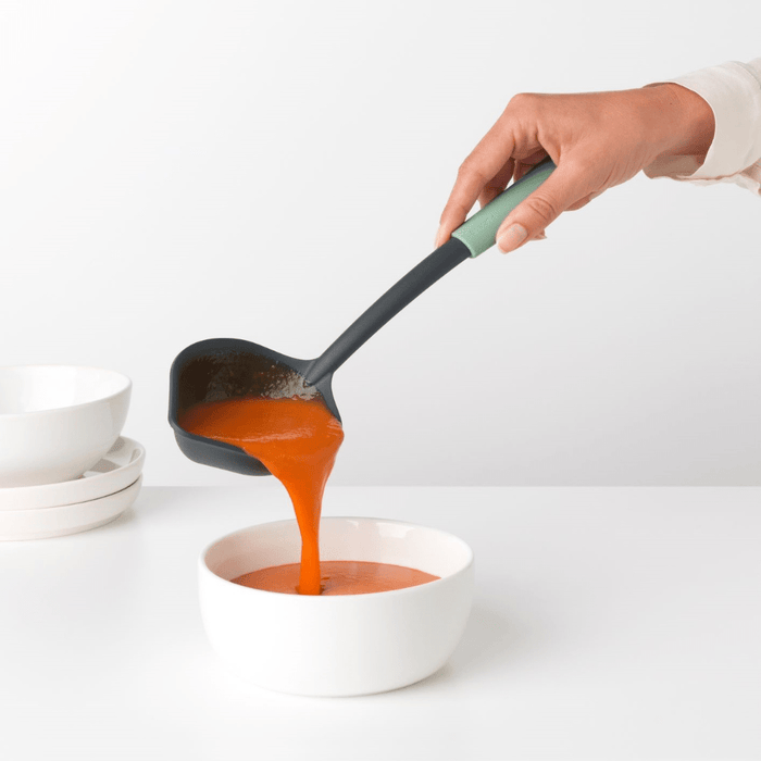 Brabantia Tasty+ Soup Ladle plus Scraper - Jade Green - Gourmet Gear