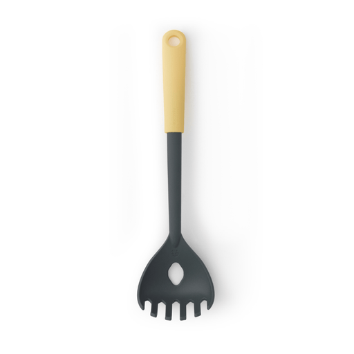 Brabantia Tasty+ Spaghetti Spoon plus Measure Tool - Vanilla Yellow - Gourmet Gear