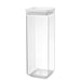 Brabantia Tasty+ Square Canister 2.5 litre - Light Grey Lid - Gourmet Gear