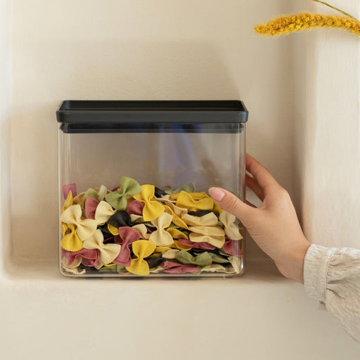 Brabantia Tasty+ Stackable Canister, 3.5 litre - Dark Grey - Gourmet Gear