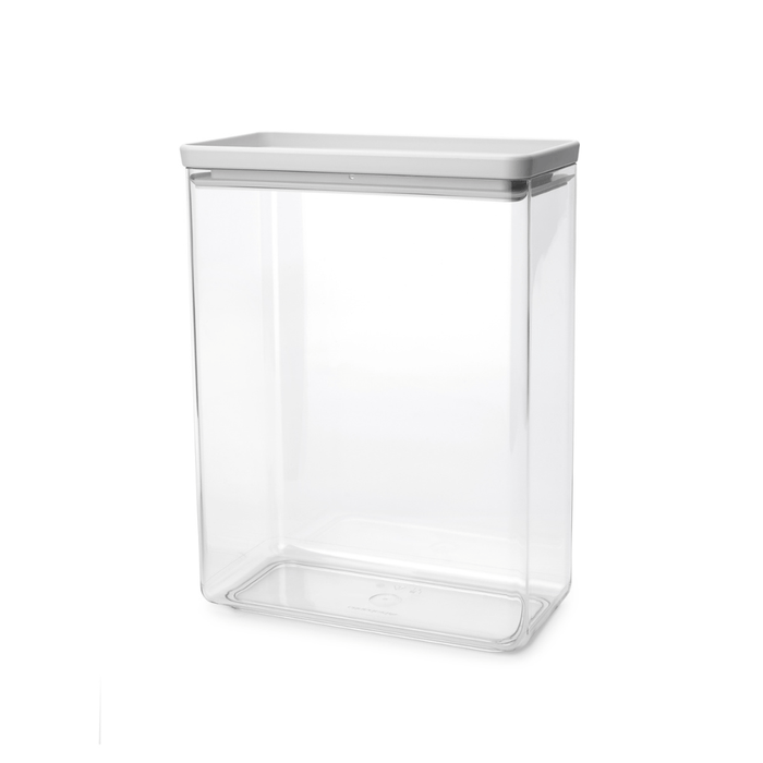 Brabantia Tasty+ Stackable Canister, 5.4 litre - Light Grey - Gourmet Gear