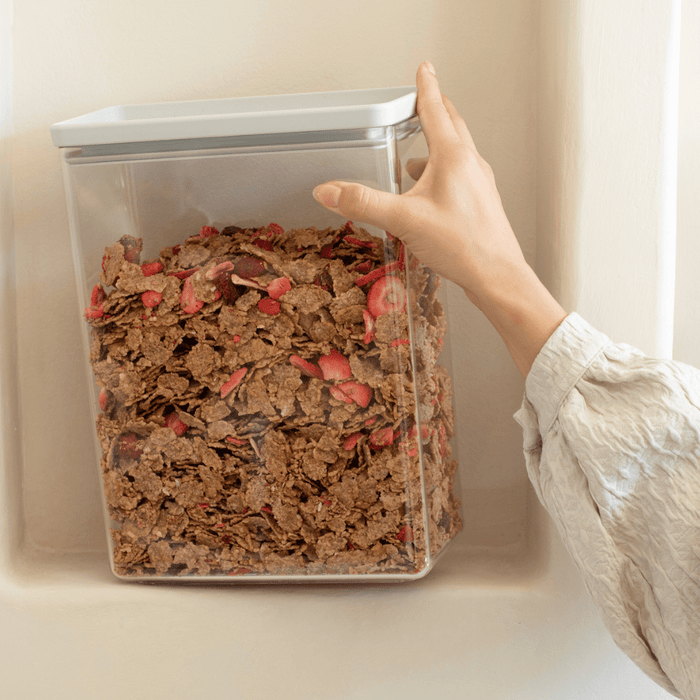 Brabantia Tasty+ Stackable Canister, 5.4 litre - Light Grey - Gourmet Gear