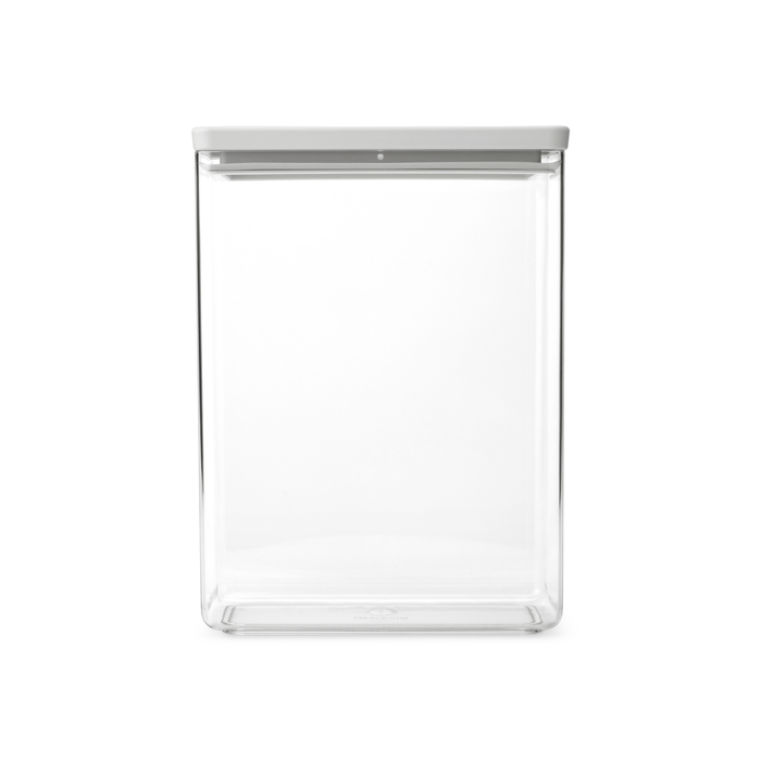 Brabantia Tasty+ Stackable Canister, 5.4 litre - Light Grey - Gourmet Gear