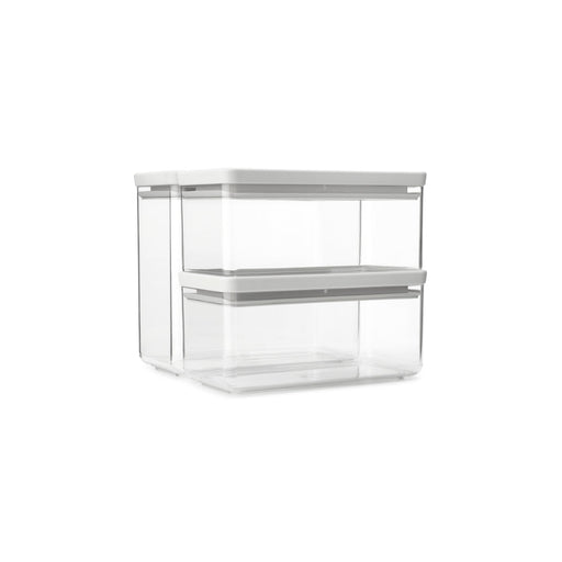 Brabantia Tasty+ Stackable Canister, Set of 3 - Light Grey - Gourmet Gear