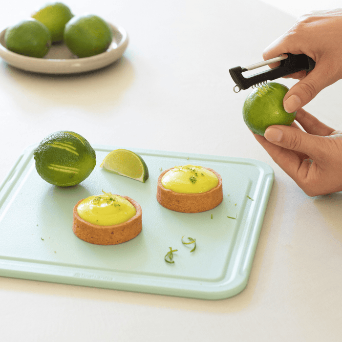 Brabantia Tasty+ Swivel Food Peeler plus Zester - Fir Green - Gourmet Gear