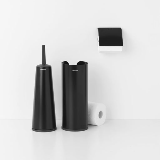 Brabantia Toilet Accessory Set 3 - Piece – Matt Black - Gourmet Gear