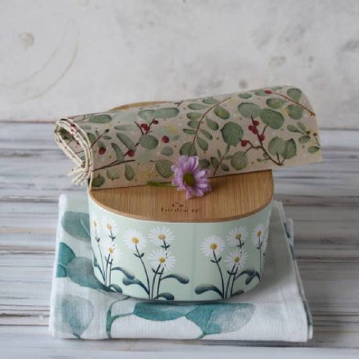 ChicMic Bioloco Plant Lunchbox Oval - Daisies - Gourmet Gear