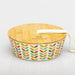 ChicMic Bioloco Plant Lunchbox Round - Rows of Leaves - Gourmet Gear