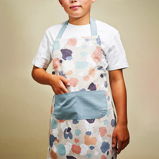 ChicMic Organic Kids Kitchen Apron - Terrazo - Gourmet Gear