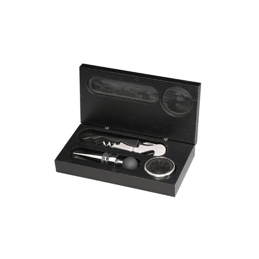 Cilio Bardolino Wine Set of 3 - Includes Bottle Opener and Bottle Stopper - Gourmet Gear