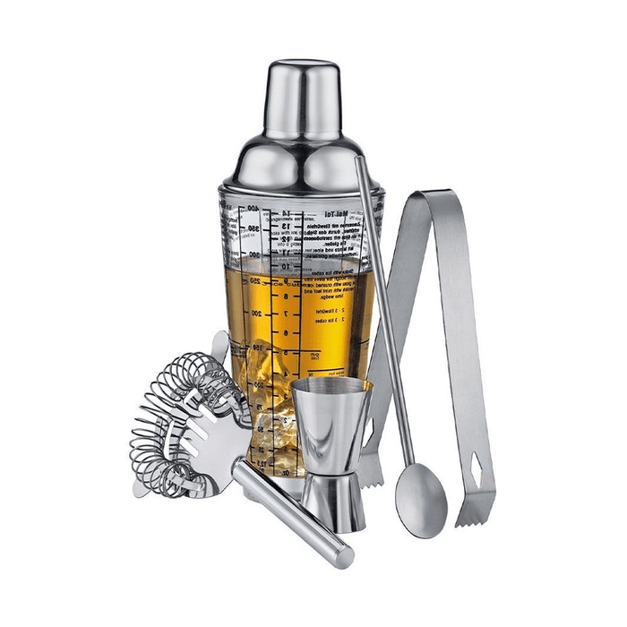 Cilio Cosmopolitan Cocktail Barware 5pcs Set - Gourmet Gear