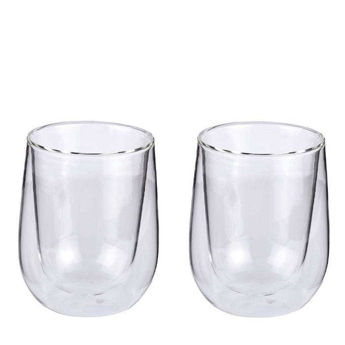 Cilio Double - walled Coffee Glasses VERONA 150ml - Set of 2 - Gourmet Gear