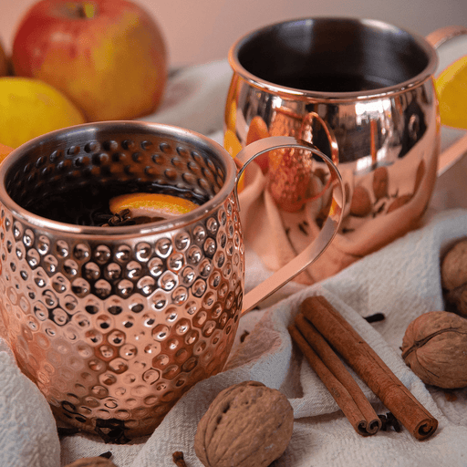 Cilio 'Moscow Mule' Copper Mug - Hammered Finish - Gourmet Gear