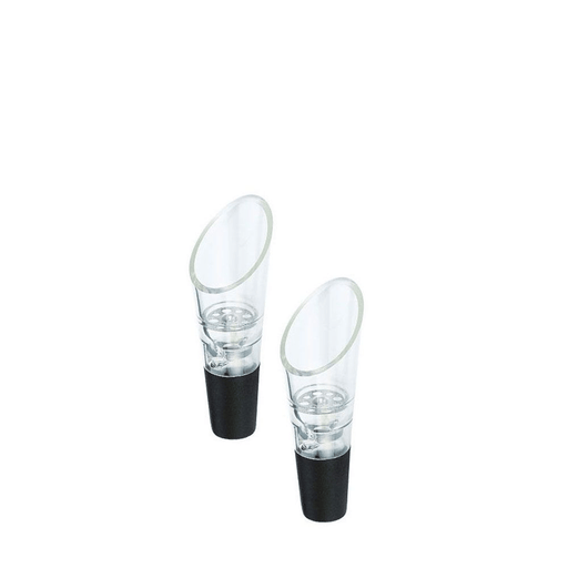Cilio Wine Pourer 2pack - Black - Gourmet Gear