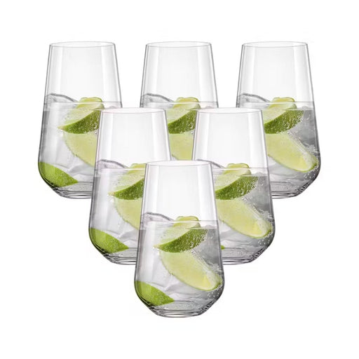 Crystalex Sandra Hiball Tumbler 440ml – Set of 6 - Gourmet Gear