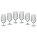 Crystalex Tulipa Optic Beer Glass 540ml Set of 6 - Gourmet Gear