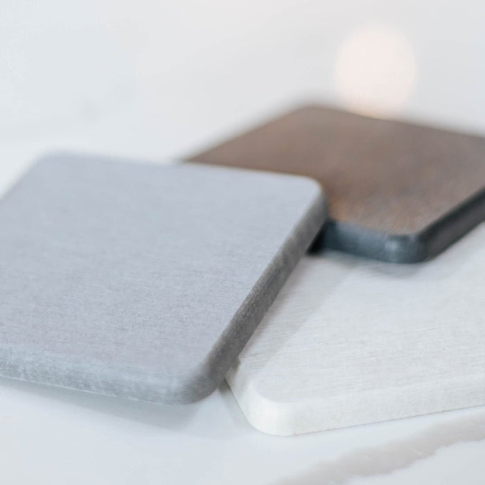 Diatomite Coasters 4pc Set – Natural Absorbent Stoneware - Gourmet Gear
