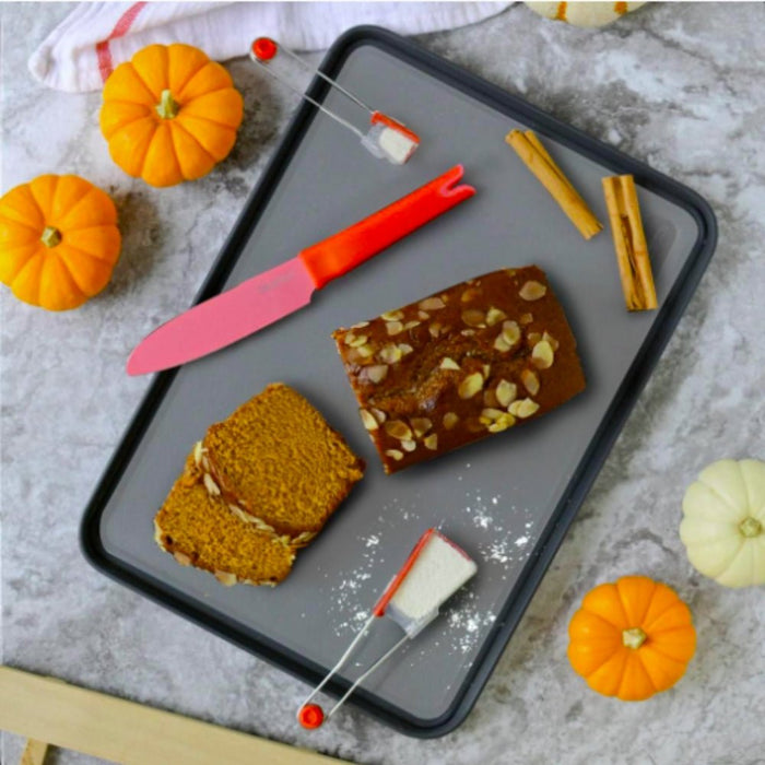 Dreamfarm Big Fledge Flip Double Edge Cutting Board - Black - Gourmet Gear