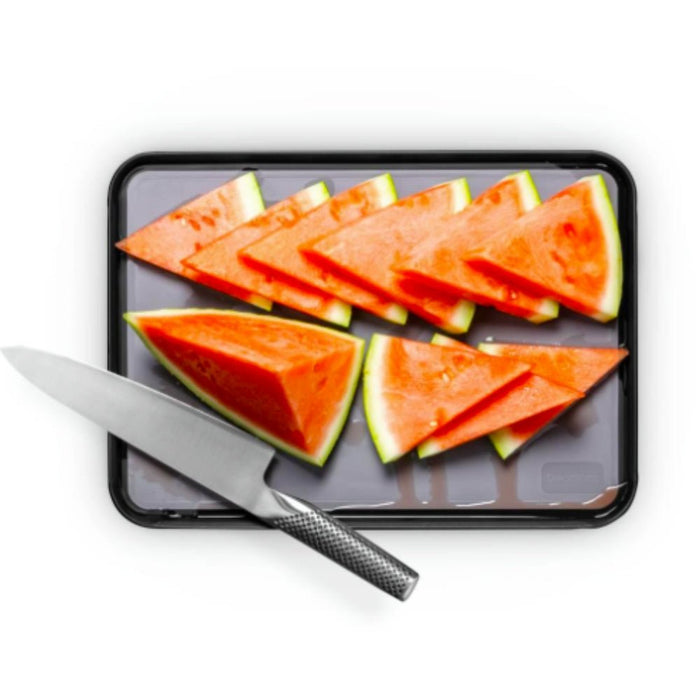 Dreamfarm Fledge Flip Edge Double - Sided Cutting Board - Black - Gourmet Gear