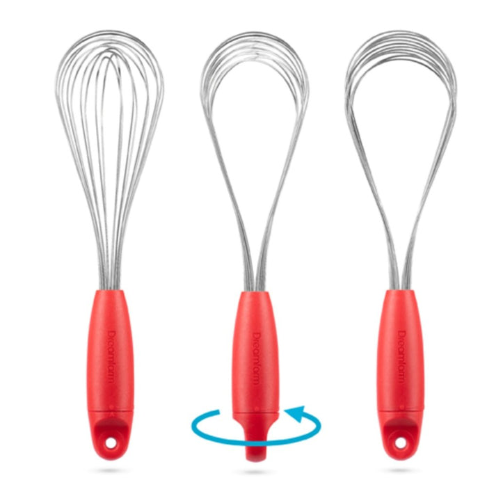 Dreamfarm Flisk Whisk - Red - Gourmet Gear
