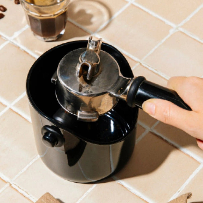 Dreamfarm Grindenstein Large Coffee Knock Box - Black - Gourmet Gear