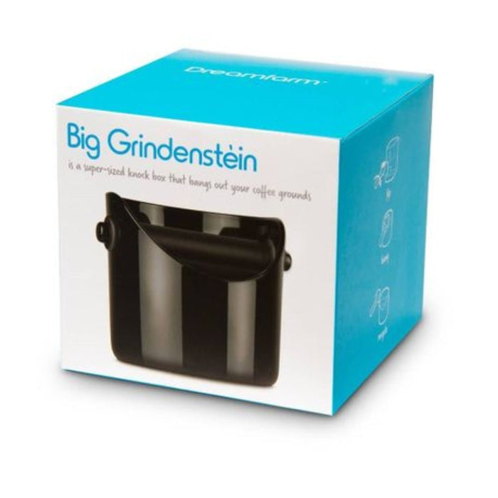 Dreamfarm Grindenstein Large Coffee Knock Box - Black - Gourmet Gear