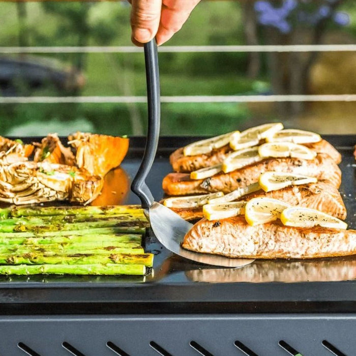 Dreamfarm Set of 3 BBQ Grill Tools - Silver & Black - Gourmet Gear