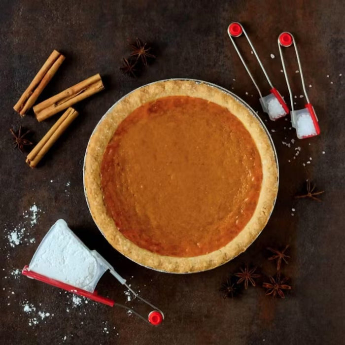 Dreamfarm Set of 4 Levups Measuring Cups - Clear & Red - Gourmet Gear