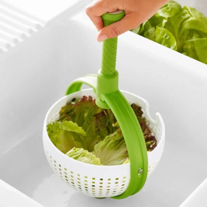 Dreamfarm Spina Straining Colander - Green & White - Gourmet Gear