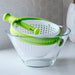 Dreamfarm Spina Straining Colander - Green & White - Gourmet Gear
