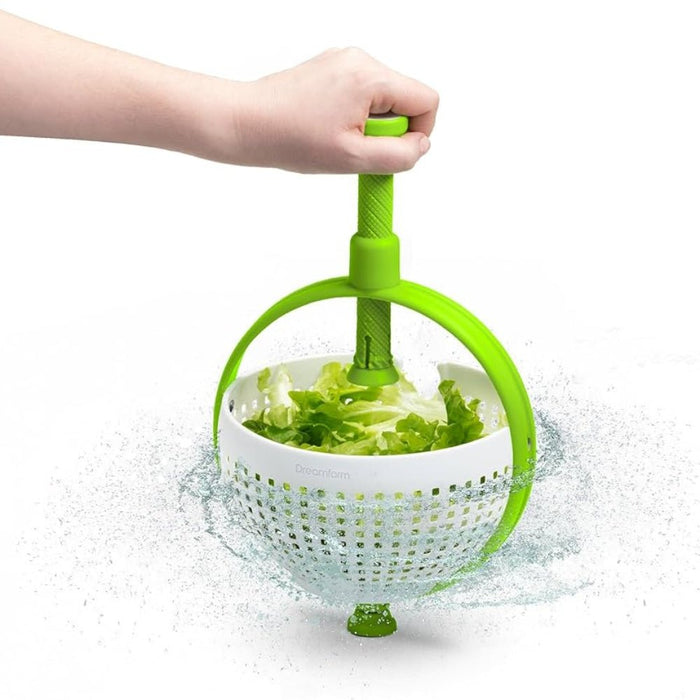 Dreamfarm Spina Straining Colander - Green & White - Gourmet Gear