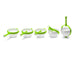 Dreamfarm Spina Straining Colander - Green & White - Gourmet Gear