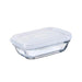 Duralex Freshbox Rectangular Glass Container with Frosted Lid – 4 Sizes - Gourmet Gear