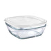 Duralex Freshbox Square Glass Container with Frosted Lid – 6 Sizes - Gourmet Gear