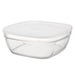 Duralex Freshbox Square Glass Container with Frosted Lid – 6 Sizes - Gourmet Gear