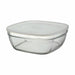 Duralex Freshbox Square Glass Container with Frosted Lid – 6 Sizes - Gourmet Gear